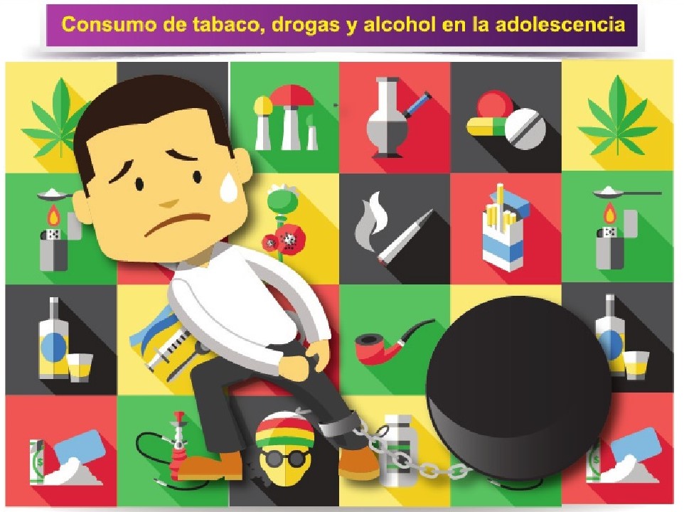 Consumo de tabaco, drogas y alcohol en la adolescencia
